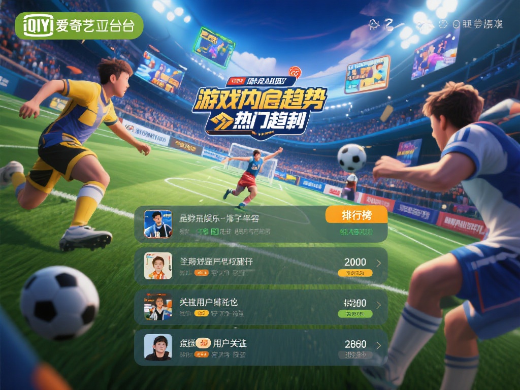 爱奇艺体育游戏排行榜 (爱奇艺体育游戏排行榜:热门竞技游戏一览表) 在数字化娱乐飞速发展的今天,体育游戏作为一种兼具竞