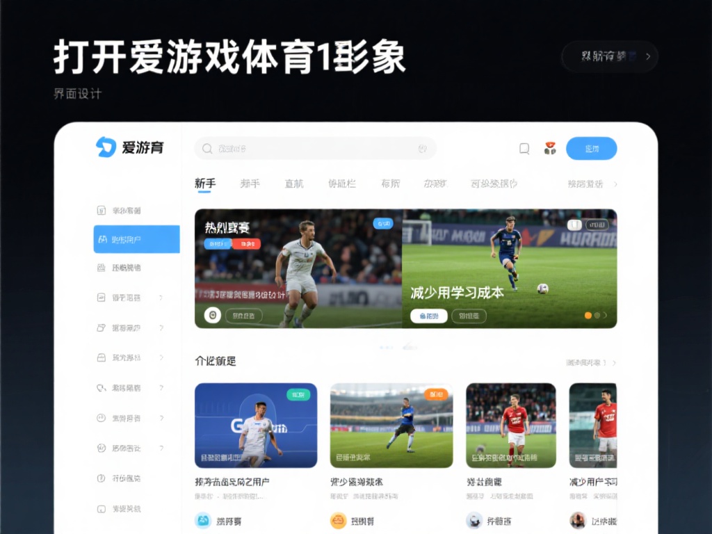 打开爱游戏体育的第一印象，往往是它的界面设计。平台