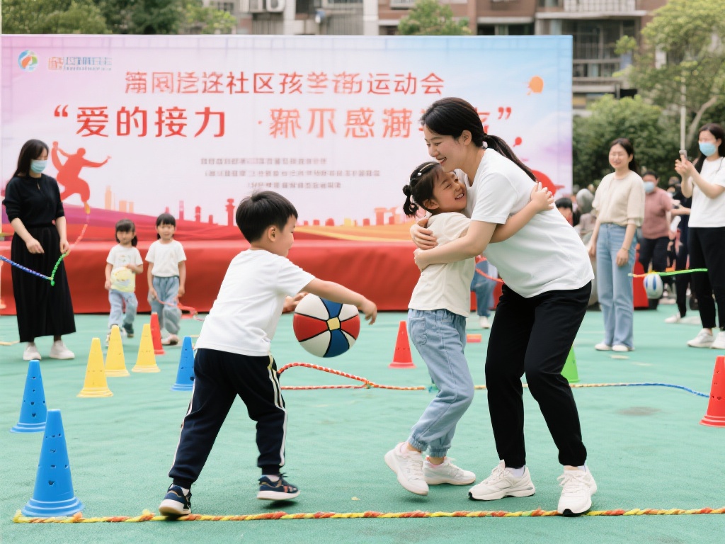 爱的传递体育游戏 (爱的传递:体育游戏中的情感连接与互动体验) 以某社区举办的亲子运动会为例,组织者设计了一场名为